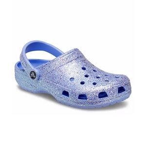 Digital Violet Glitter Crocs